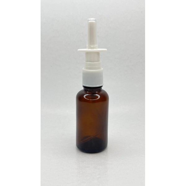 30 ml Kahverengi (Amber) Cam Burun Spreyi Şişesi