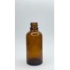 50 ml Kahverengi (Amber) Cam Burun Spreyi Şişesi