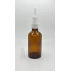 50 ml Kahverengi (Amber) Cam Burun Spreyi Şişesi
