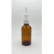 50 ml Kahverengi (Amber) Cam Burun Spreyi Şişesi