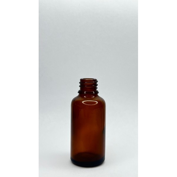 30 ml Kahverengi Cam Damlalıklı Şişe Gold Kapak Beyaz Emzik