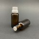 30 ml Kahverengi İçten Damlalıklı Cam Şişe Beyaz Kapak