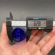 30 ml Mavi İçten Damlalıklı Cam Şişe Beyaz Kapak
