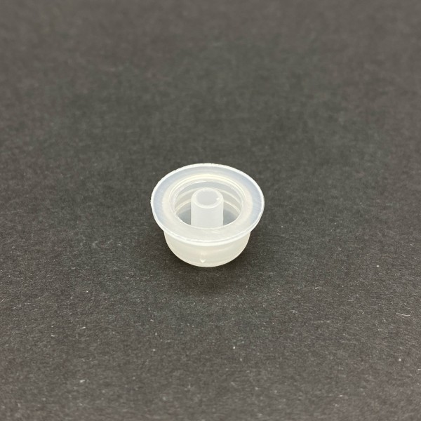 50 ml Şeffaf İçten Damlalıklı Cam Şişe Siyah Kapak
