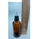 100 ml Kahverengi Cam Damlalıklı Şişe Siyah Kapak Beyaz Emzik