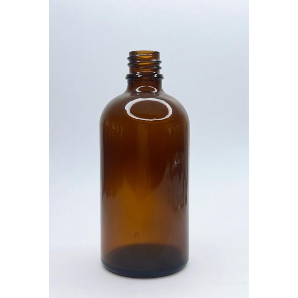 100 ml Kahverengi Cam Damlalıklı Şişe Gold Kapak Beyaz Emzik