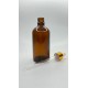 100 ml Kahverengi Cam Damlalıklı Şişe Gold Kapak Beyaz Emzik