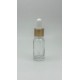 10 ml Şeffaf Cam Damlalıklı Gold Kapak Beyaz Emzik