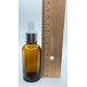30 ml Kahverengi Cam Damlalıklı Şişe Gümüş Kapak Beyaz Emzik