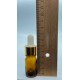 5 ml Kahverengi Cam Damlalıklı Şişe Gold Kapak Beyaz Emzik