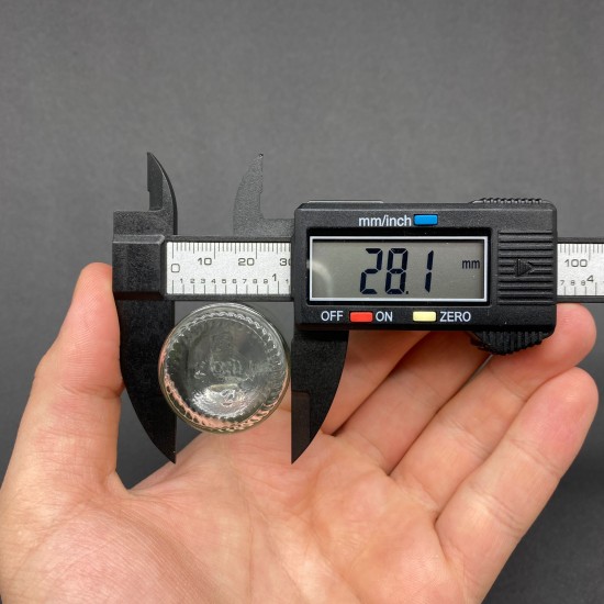 20ml Şeffaf Şişe Düz kapaklı