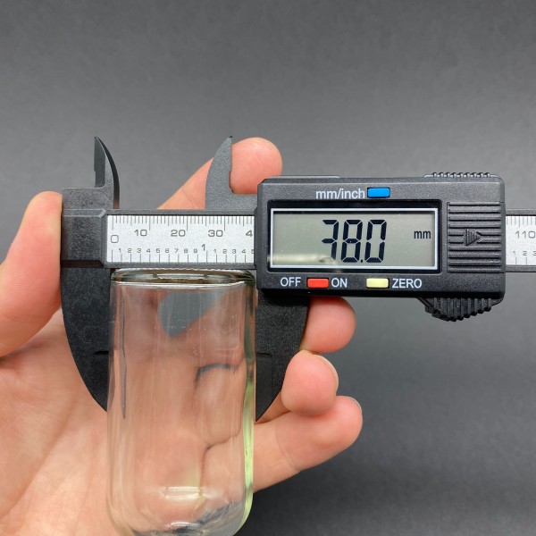 50ml Şeffaf Şişe Düz kapaklı