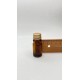 5 ml Kahverengi Cam Şişe Gold Metal Düz Kapaklı
