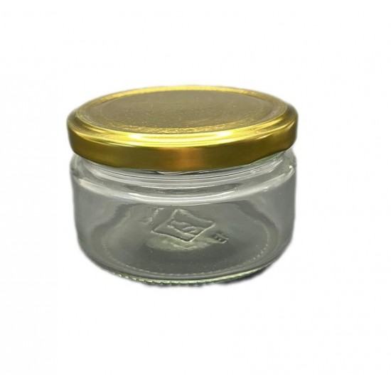 300ml konserve kavanozu Gold Kapaklı Magnolia