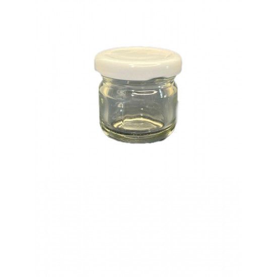 29ml konserve kavanozu Beyaz Kapaklı