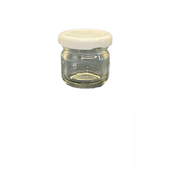29ml konserve kavanozu Beyaz Kapaklı