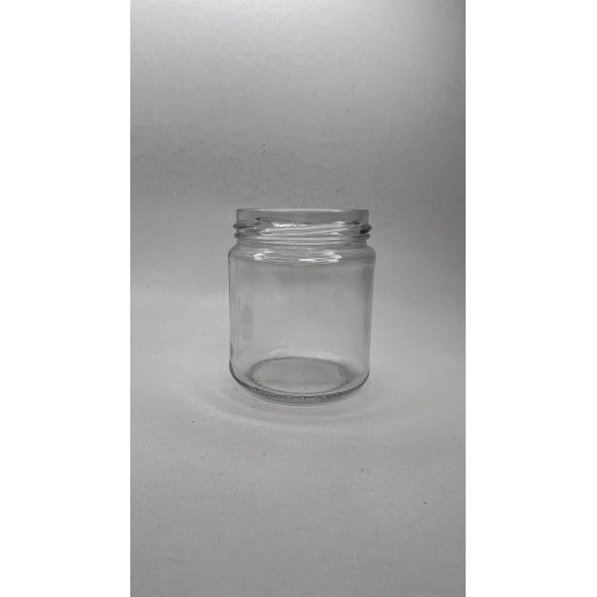 210 ml Cam Konserve Kavanozu Gold Metal Kapaklı