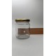 210 ml Cam Konserve Kavanozu Gold Metal Kapaklı