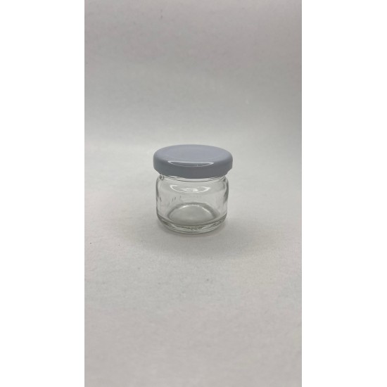 29ml konserve kavanozu Beyaz Kapaklı