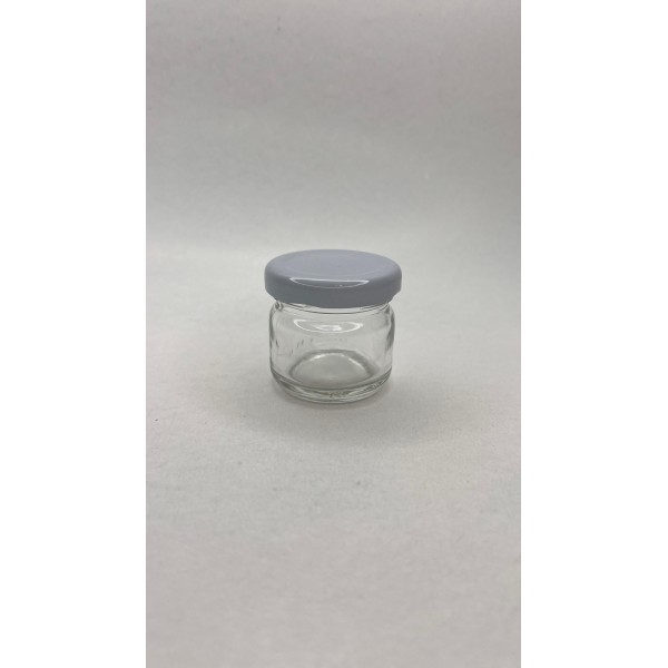 29ml konserve kavanozu Beyaz Kapaklı