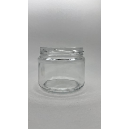 300 ml  Cam Konserve Kavanozu Gold Metal Kapaklı