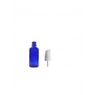 20ml Mavi Şişe Serum Pompalı Beyaz Renk