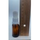 50 ml Kahverengi (Amber) Cam Serum Pompalı Şişe Beyaz