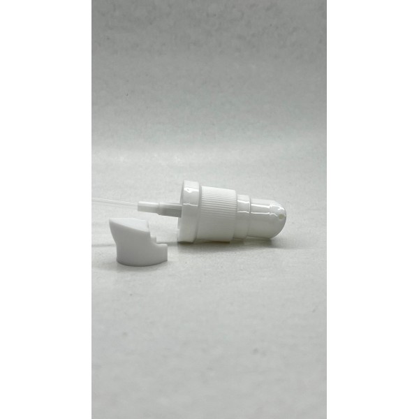 10 ml Mavi (Kobalt) Cam Serum Pompalı Şişe Beyaz