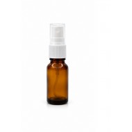 10 ml Kahverengi Cam Beyaz Sprey Başlıklı Şişe