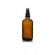 100 ml Kahverengi (Amber) Cam Sprey Başlıklı Şişe
