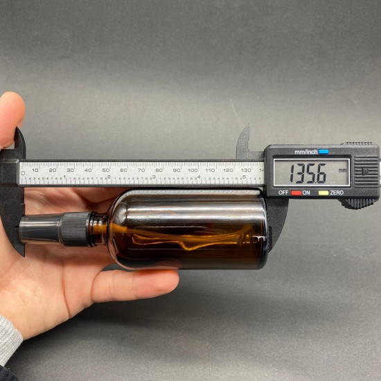 100ml kahverengi Şişe Sprey Başlıklı