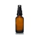 30 ml Kahverengi (Amber) Cam Sprey Başlıklı Şişe