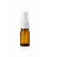 5 ml Kahverengi Cam Beyaz Sprey Başlıklı Şişe