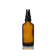 50 ml Kahverengi (Amber) Cam Sprey Başlıklı Şişe