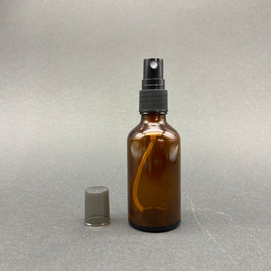 50ml kahverengi Şişe Sprey Başlıklı