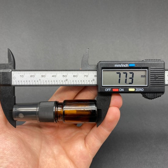 5ml kahverengi Şişe  Sprey Başlıklı