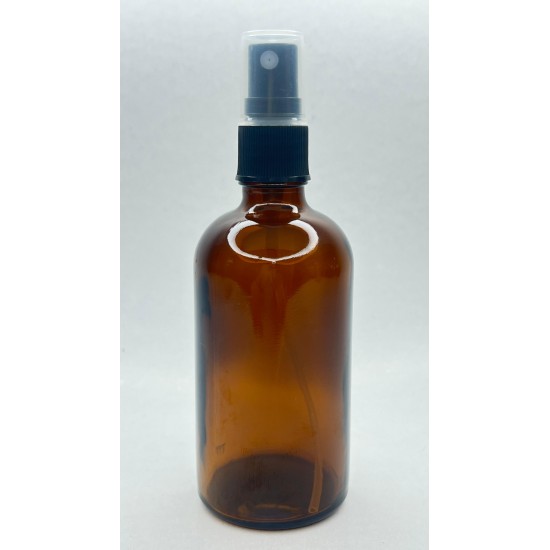 100 ml Kahverengi (Amber) Cam Sprey Başlıklı Şişe