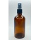 100 ml Kahverengi (Amber) Cam Sprey Başlıklı Şişe