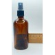 100 ml Kahverengi (Amber) Cam Sprey Başlıklı Şişe