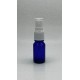 10 ml Mavi (Kobalt) Beyaz Cam Sprey Başlıklı Şişe