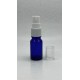 10 ml Mavi (Kobalt) Beyaz Cam Sprey Başlıklı Şişe