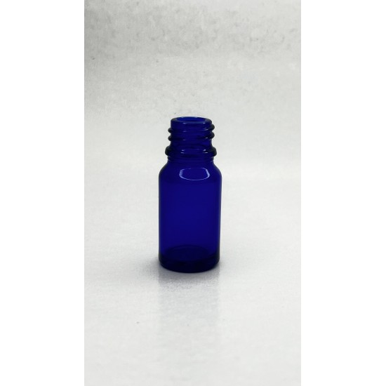 10 ml Mavi (Kobalt) Beyaz Cam Sprey Başlıklı Şişe