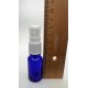 10 ml Mavi (Kobalt) Beyaz Cam Sprey Başlıklı Şişe