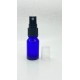 10 ml Mavi (Kobalt) Beyaz Cam Sprey Başlıklı Şişe