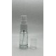 10 ml Şeffaf Cam Beyaz Sprey Başlıklı Şişe