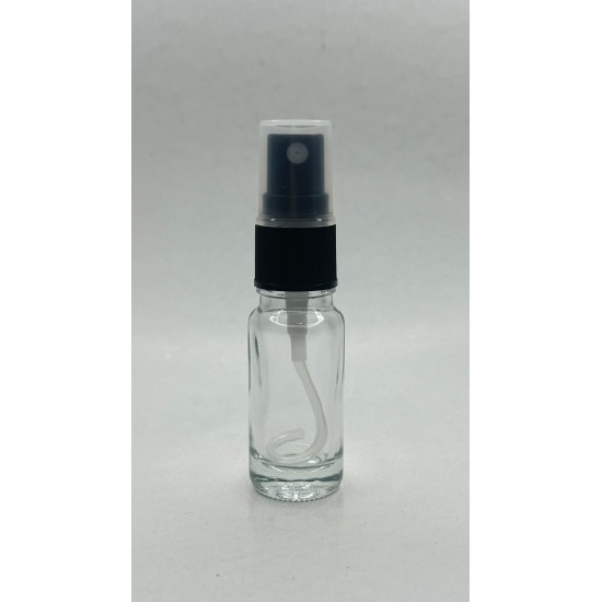 10 ml Şeffaf Cam Sprey Başlıklı Şişe