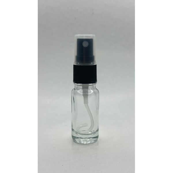 10 ml Şeffaf Cam Sprey Başlıklı Şişe