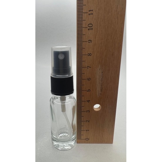 10 ml Şeffaf Cam Sprey Başlıklı Şişe