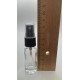 10 ml Şeffaf Cam Sprey Başlıklı Şişe