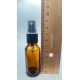 20 ml Kahverengi (Amber) Cam Sprey Başlıklı Şişe